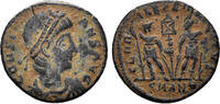 ROMAN AE Follis Constans. (1.41g, 15mm). Antioch mint. Struck 337-47 AD. RIC 47 -