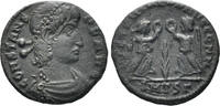 ROMAN AE Nummus Constans. 337-350 AD. (1.90g, 16mm). Thessalonica mint. Struck 347/8 AD. RIC 105 -