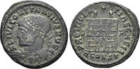 ROMAN as Constantius II, as Caesar. 324-337 AD. AE Follis (2.74g, 20mm). Arelate mint. Struck RIC 320 -