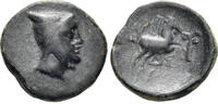 AE 230-220 BC v. Chr. GREEK Cappadocian Kingdom. Ariarathes III. Circa 230-220 BC. AE 17mm (3.50g). Tyana (?) mint. Simonetta 2 