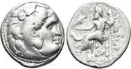GREEK AR Drachm Thracian Kingdom, Macedonian. Lysimachos. 305-281 BC. (4.15g, 17mm). Kolophon mint. Struck circa 301/0-300/299 BC. Price L27 -