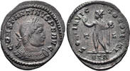 ROMAN AE Follis Constantine I 'the Great'. 307-337 AD. (3.00g, 22mm). Treveri mint. Struck RIC 105 -