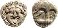 Thrace Drachm Apollonia Pontika. Late 5th-4th centuries BC. Gorgoneion