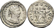 AR Antoninianus 255 ROMAN Gallienus. 253-268 AD.   (4.02g, 23mm). Samosata mint. Struck 255/6 AD. MIR 1681m VF