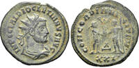 ROMAN AE Diocletian. 284-305 AD. AE Radiatus (3.36g, 22mm). Antioch mint. Struck RIC 325 -