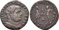 ROMAN AE Diocletian. 284-305 AD. AE Radiatus (2.89g, 20mm). Alexandria mint. Struck 296/7 AD. RIC 46a -