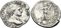 ROMAN AR Denarius Trajan. 98-117 AD. (3.01g, 19.5mm). Rome mint. Struck circa mid 107/8 AD. RIC -; Woytek 282bD -