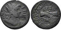 ROMAN PROVINCIAL AE Phrygia, Hierapolis. Time of Philip I, AE 24mm (5.84 gm). Homonoia issue with Ephesus. SNG von Aulock 3662 -