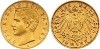Bayern 10 Mark Gold Otto 1886-1913.