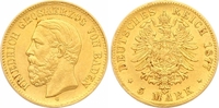 Baden 5 Mark Gold Friedrich I. 1856-1907.