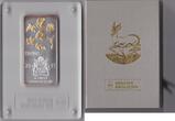 Malawi 50 Kwacha 2011 World coin bar collection -"Springbok"- 24K Gold Plated prägefrisch, gekapselt