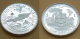 Anguilla 1/2-1-2-4 Dollar 1970 Marienkirche, Inselkarte, Nationalflagge, Eineinhalbmaster PP