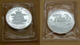 Anguilla 1/2-1-2-4 Dollar 1970 Marienkirche, Inselkarte, Nationalflagge, Eineinhalbmaster PP