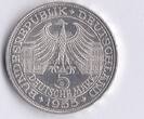 BRD 5 DM 1955 G Markgraf von Baden vz-st