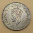 Indien - Britisch 2x 1 Rupie / Rupee 1891, 1941 Victoria & Georg VI ss, vz-st