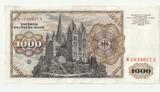 BRD 1000 DM 1960 1000 Deutsche Mark Bundesbanknote II-III