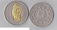 Andorra 50 Diners Andorra 50 Diners 1994 Silber mit Goldeinlage