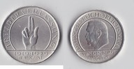 Weimarer Republik 3 Reichsmark 3 Mark Weimarer Republik 1929 A Schwurhand