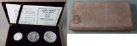 Griechenland 850 Drachmen Hellenic Republic - Olympische Spiele- 100, 250 und 500 Drachmen Silber