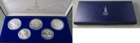 Russland / Sowjetunion / UDSSR 50 Rubel 2 x 5 Rubel und 3 x 10 Rubel 1979 XXII Olympiade Moskau