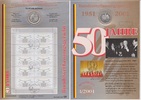 BRD 10 DM Numisblatt 3/2001 50 Jahre Bundesverfassungsgericht