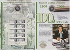 BRD 10 Euro Numisblatt 6/2009 Marion Gräfin Dönhoff
