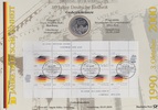BRD 10 DM Numisblatt Deutsche Einheit