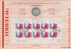 BRD 10 DM Numisblatt 3/2000 Johann S. Bach