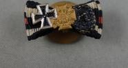 Deutsches Reich Knopfloch-Abzeichen "EK 1914, Ehrenkreuz des 1.WK, Verwundetenabzeichen": -