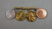 Deutsches Reich, Preussen 4x Miniatur-Abzeichen -