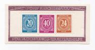 Alliierte Besetzung, Gemeinschaftsausg. Block Briefmarkenausstellung Berlin, Ziffernblock -