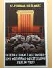 3.Reich Postkarte -Internationale Automobilausstellung 1939- -
