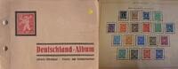 SBZ, Frz.Zone, Provinz-/Stadtpost, Einh.Ausg. kpl.Album Gehaltvolle Sammlung - Deutschland Album -