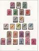 Deutsches Reich div. 1923 Lot Vordruckseite Dienstmarken div.