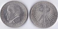 5 DM 1957 J BRD Gedenkmünze - Eichendorff st-