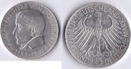 5 DM 1957 J BRD Gedenkmünze - Eichendorff st-