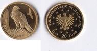 BRD 20 Euro Heimische Vögel - Wanderfalke 1/8 Unze Gold -