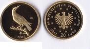20 Euro 2017 J BRD Heimische Vögel - Pirol 1/8 Unze Gold prägefrisch, gekapselt mit Originalzertifikat