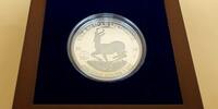 3000 Francs; 1000 Francs 2014 Gabun Nelson Mandela  - Dedication Set (Gold + Silber) PP, gekapselt in Originalverpackung mit Zertifikat