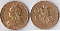 GROSSBRITANNIEN 5 Pounds (Pfund) Victoria (1837-1901) -