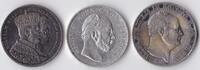 Preussen 3x Taler Lot 3x Silbertaler -