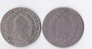 Österreich 2x 20 Kreuzer Franz I., Josef II. -