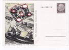 Deutsches Reich Postkarte Propaganda-Postkarte - Mit unseren Fahnen ist der Sieg! -