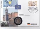BRD 2 Euro Numisbrief - 2 Euro Hamburg, St. Michaelis Kirche - 2008 -