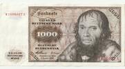 BRD 1000 DM 1960 1000 Deutsche Mark Bundesbanknote II-III 995,00 EUR  zzgl. 6,90 EUR Versand