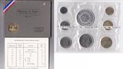 Frankreich KMS Frankreich Kursmünzensatz 1973 -Fleurs de coins-