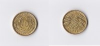 Weimarer Republik 10 Pfennig 10 Reichspfennig Deutsches Reich 1936 G ST! -