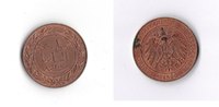 Deutsches Reich Deutsch-Ostafrika 1 Pesa 1 Pesa Deutsch-Ostafrika 1890