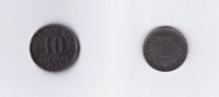 Ersatzmünzen des 1. Weltkriegs 10 Pfennig 10 Pfennig 1922 G, Ersatzmünzen des 1. Weltkriegs