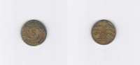 Weimarer Republik 5 Rentenpfennig 5 Rentenpfennig 1923 F, Weimarer Republik